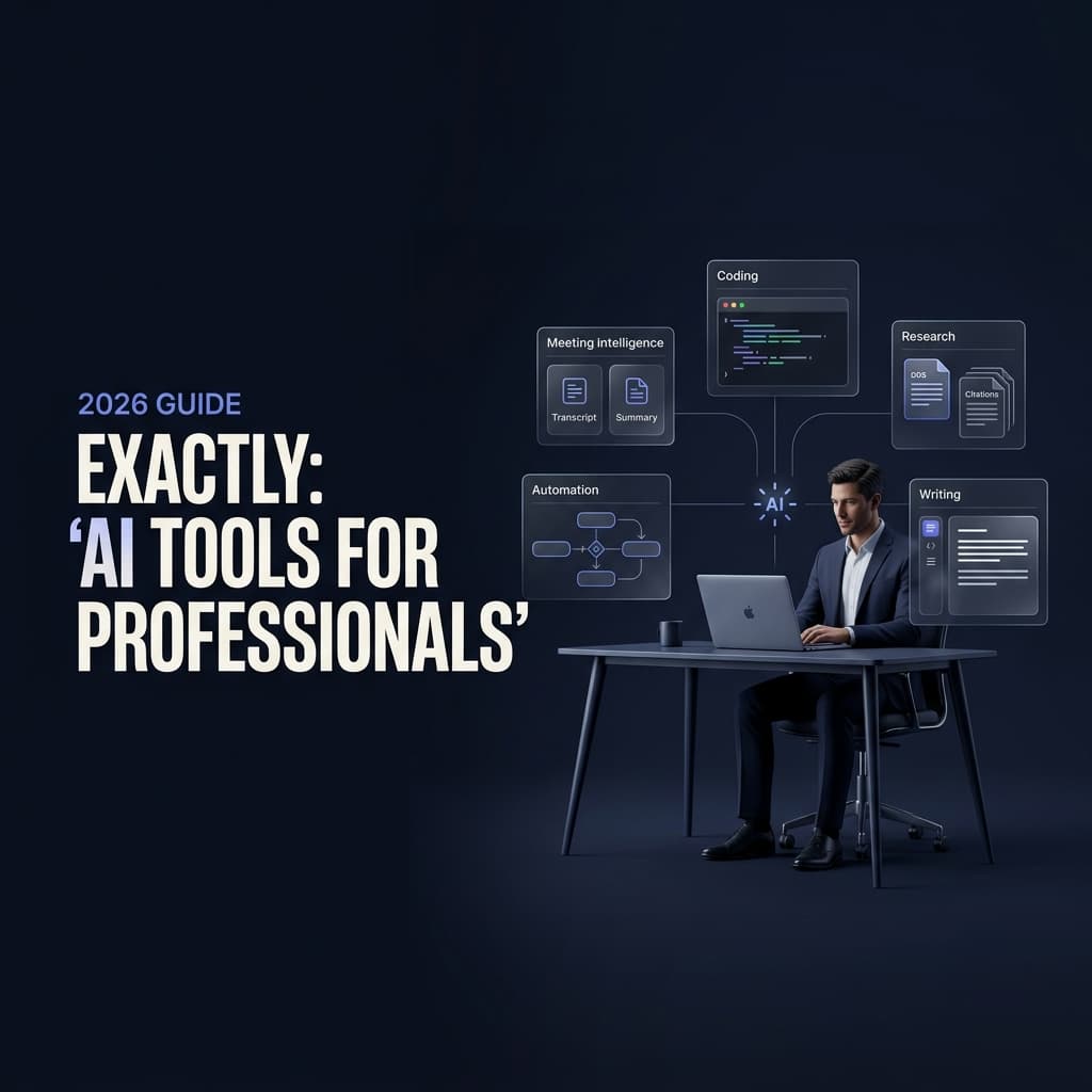 The Essential AI Tools for Professionals in 2026: Beyond the Hype
