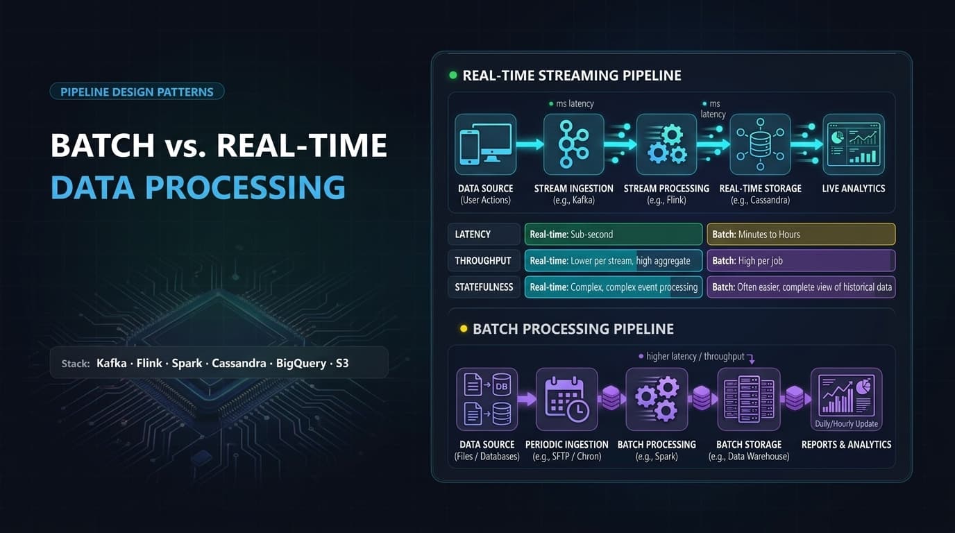 Real-Time vs Batch Transcription Pipelines: Latency, Cost, and Architecture Trade-offs