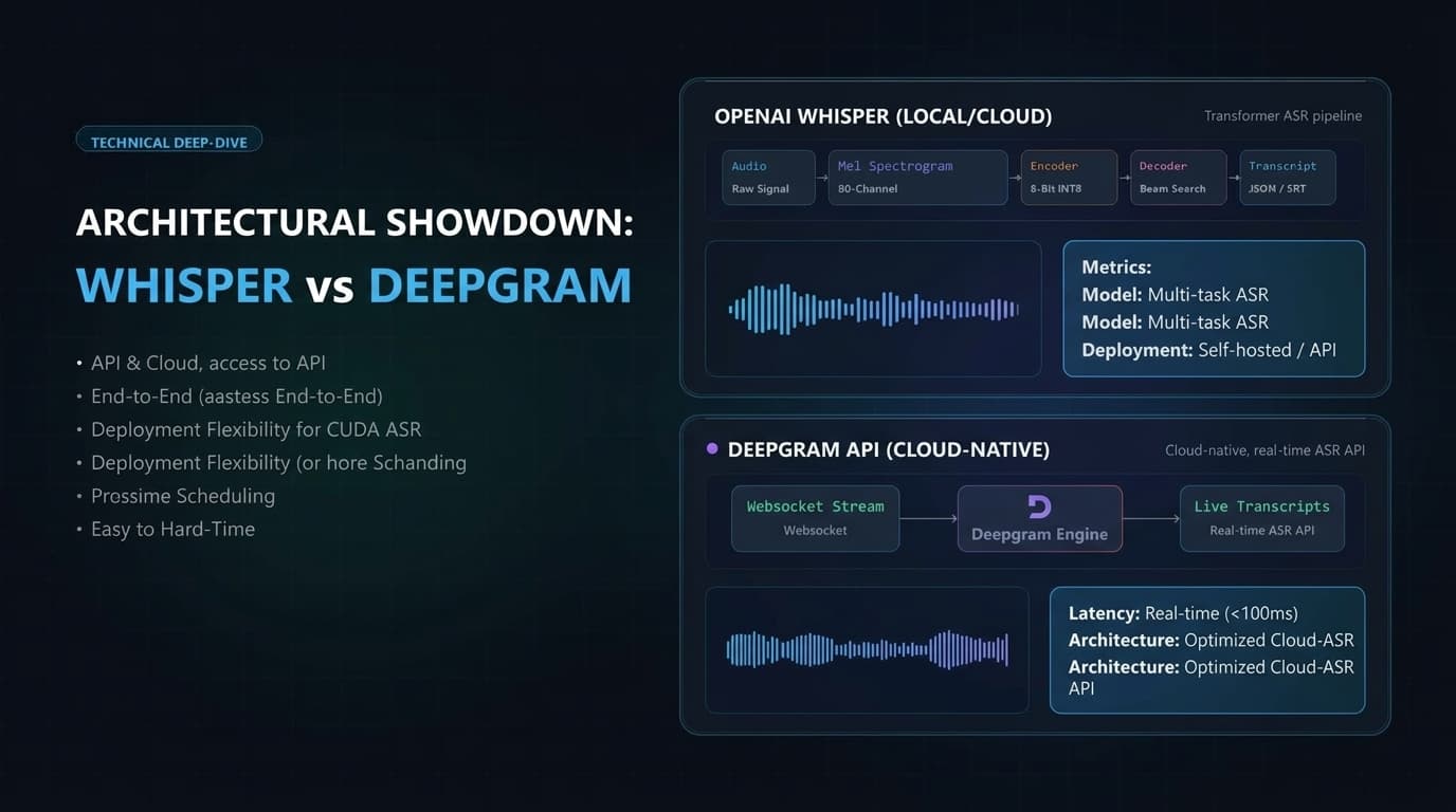 Whisper-large-v3-turbo vs Deepgram Nova-3: Audio Diarization & WER Benchmark